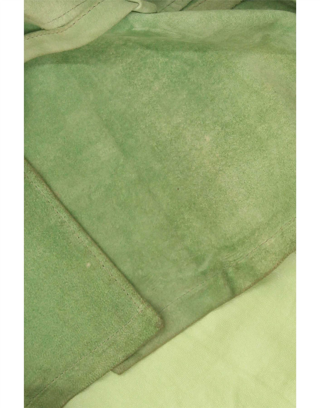 Vintage dame ruskindsjakke UK 20 2XL Grøn