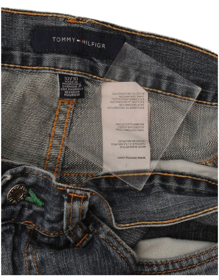 TOMMY HILFIGER Mens Straight Jeans W32 L30  Blue Cotton