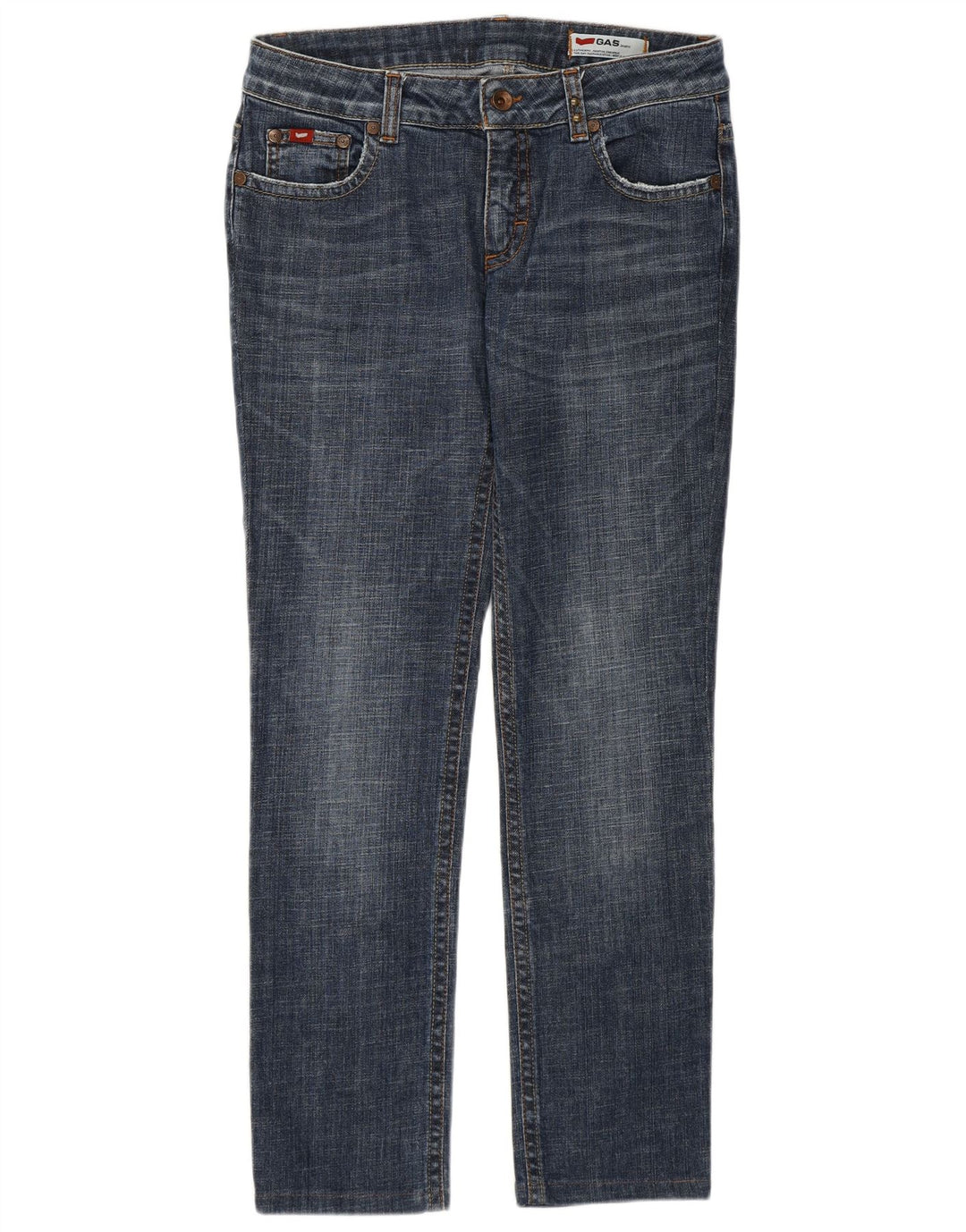 Gas Dame Slim Jeans W31 L29 Blå Bomuld