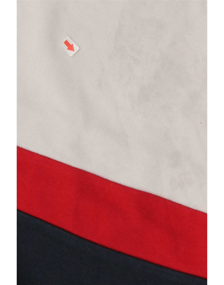 Fila Herre grafisk sweatshirt Jumper Stor flerfarvet Colourblock Bomuld