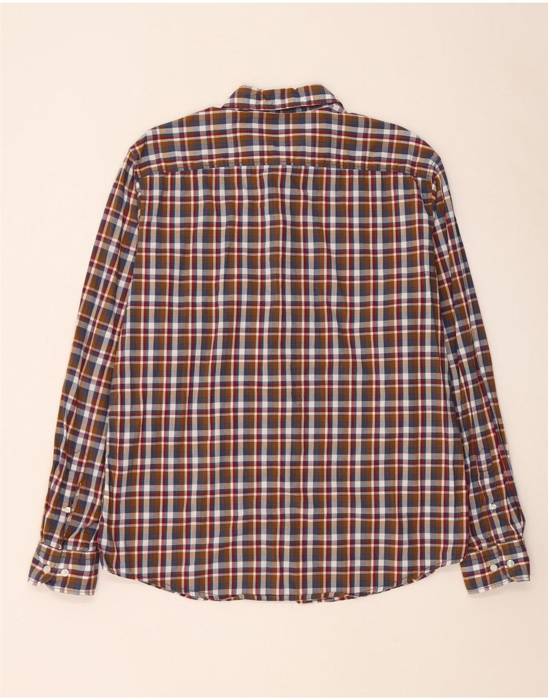Esprit Herre Regular Fit skjorte XL Flerfarvet ternet bomuld