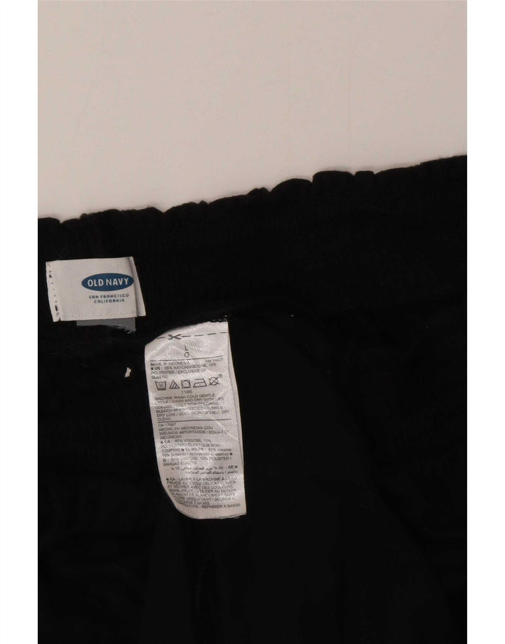 Old Navy Dame Off Shoulder Kjole UK 16 Large Black Rayon