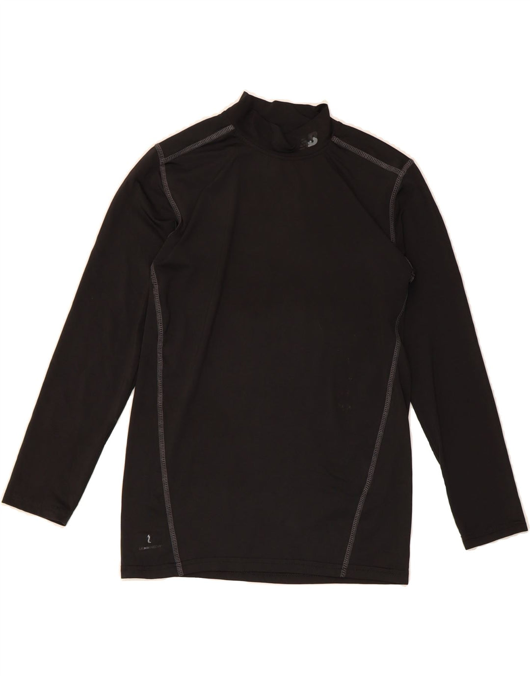 NEW BALANCE Boys Top Long Sleeve 10-11 Years Medium Black Polyester Vintage New Balance and Second-Hand New Balance from Messina Hembry 