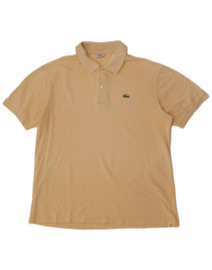 Lacoste herre poloskjorte str. 6 XL Beige bomuld