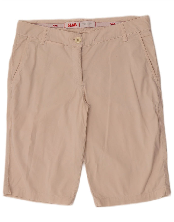 Slam Dame Chino Shorts IT 42 Medium W30 Beige Bomuld