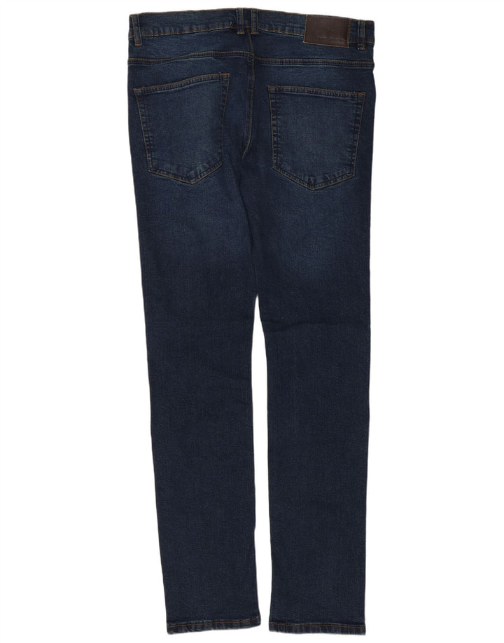 French Connection Slim Jeans til mænd W36 L32 Marineblå bomuld