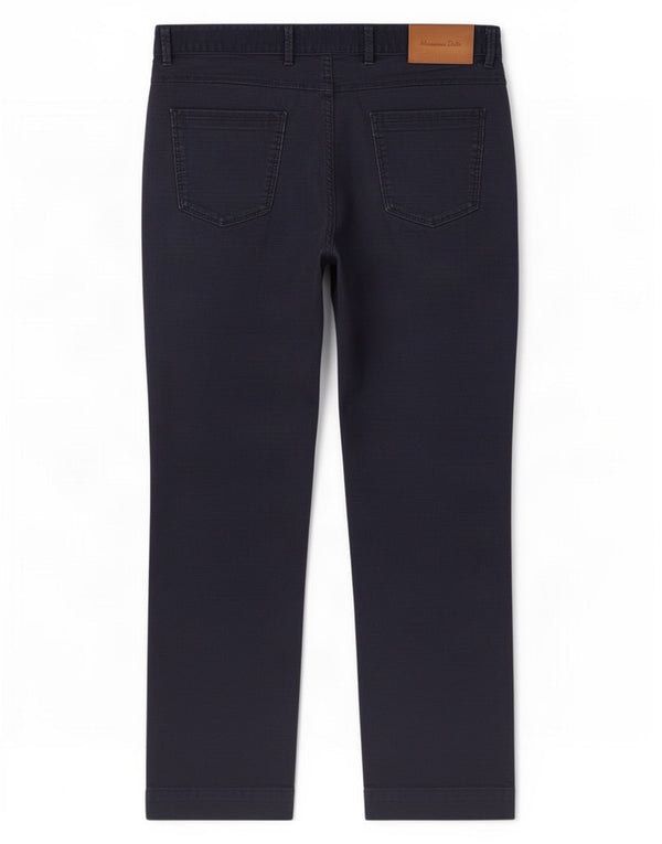 Massimo Dutti Herre Slim Fit Cropped Trousers EU 40 Medium W31 L25 Navy Blue