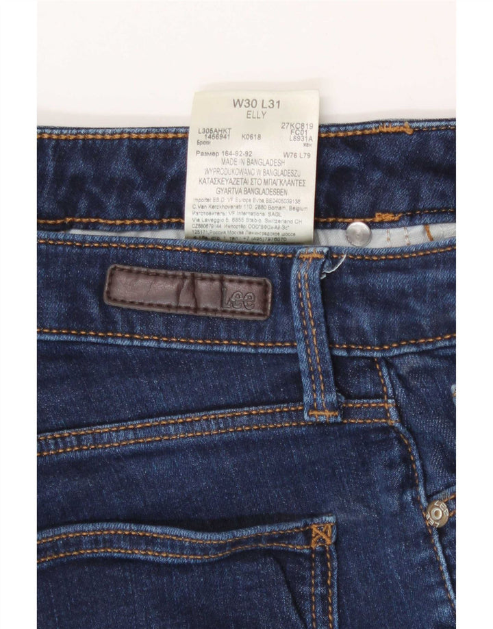 Lee Dame Elly Slim Jeans W30 L29 Marineblå Bomuld