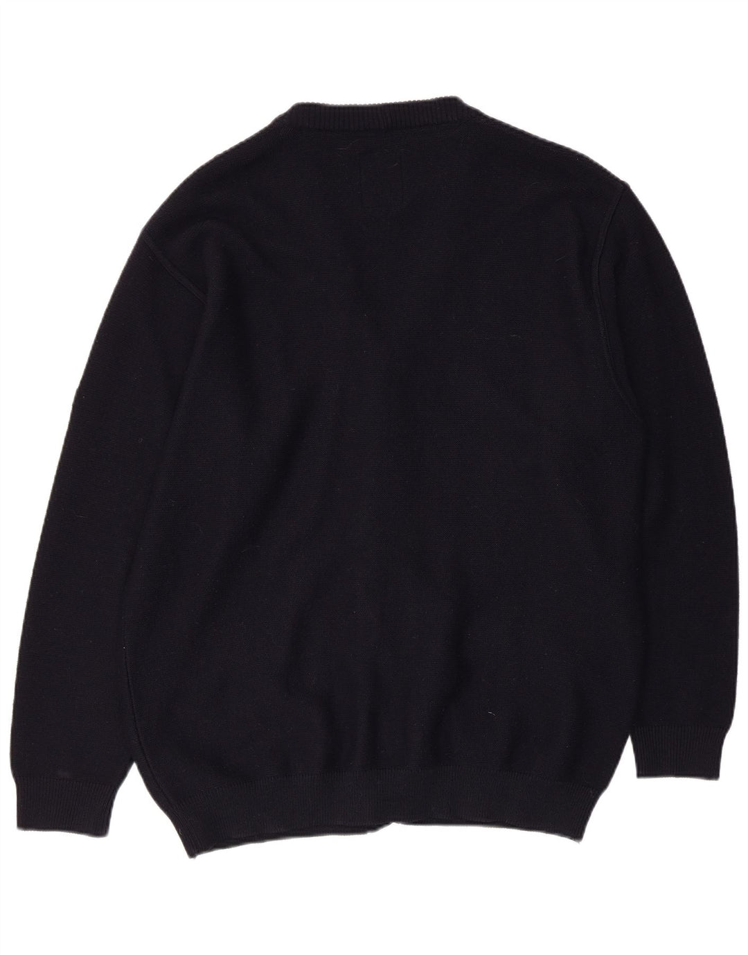 GREEN COAST Herre Cardigan Sweater IT 54 XL Marineblå Merinould