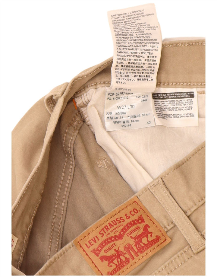 LEVI'S Dame 720 Højtalje Super Skinny Casual Bukser W27 L30 Beige