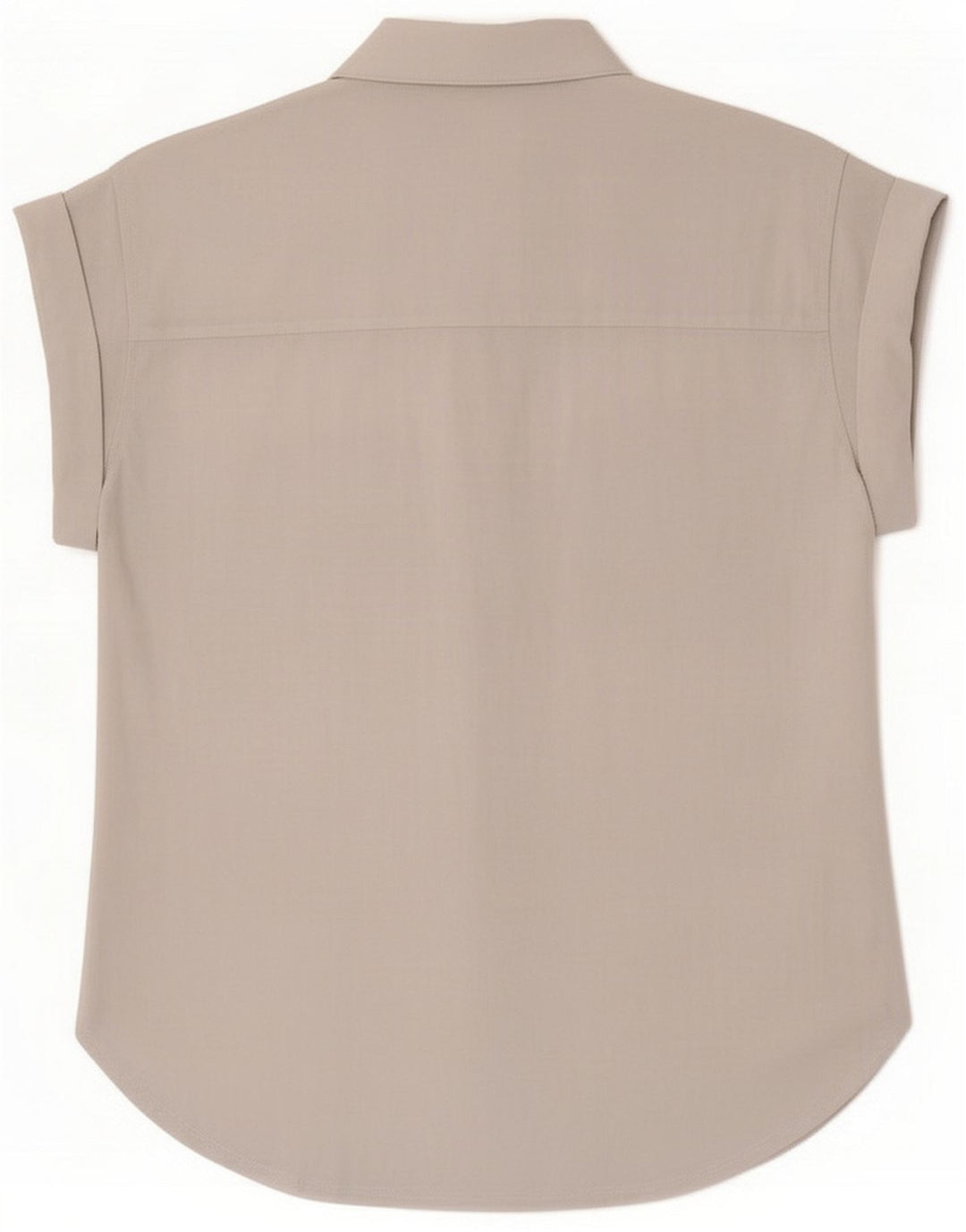 Massimo Dutti Kvinder Kortærmet Oversized Skjortebluse UK 14 Medium Blå
