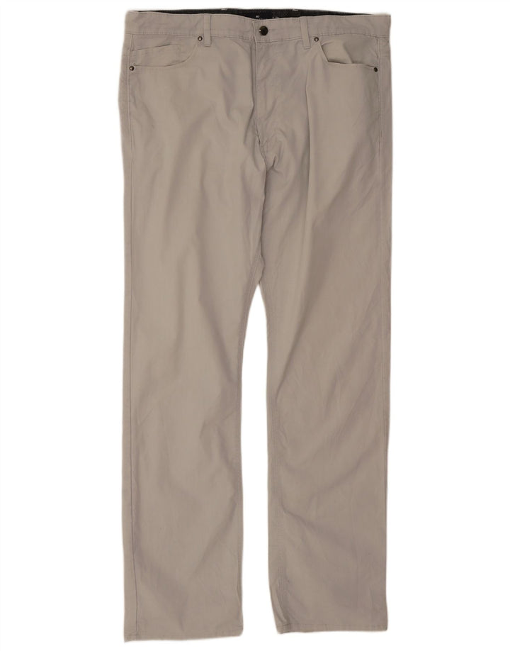 Marks & Spencer Herre Blue Harbor Straight Casual Bukser W38 L33 Grå