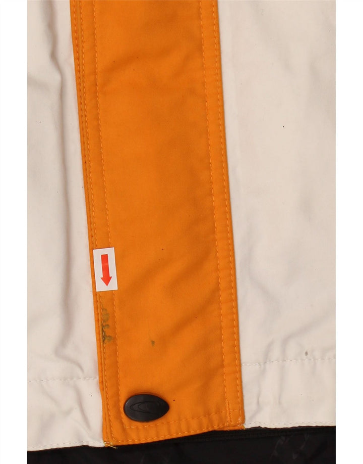 O'NEILL Mens Windbreaker Jacket UK 40 Large Black Colourblock Polyester