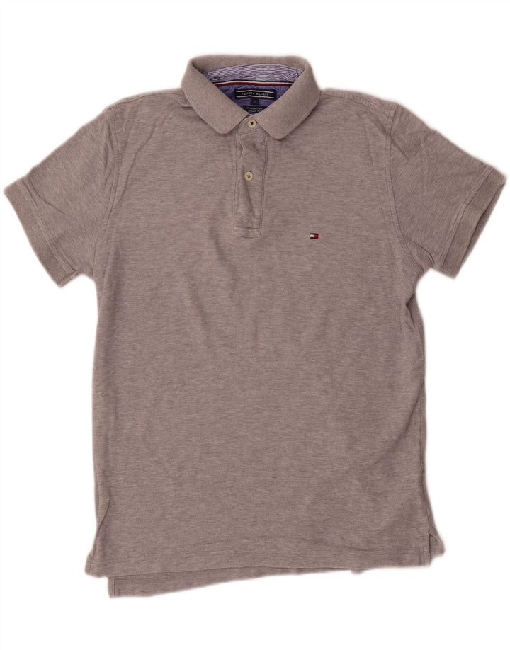 TOMMY HILFIGER Herre Regular Fit Polo Shirt Medium Grey Bomuld