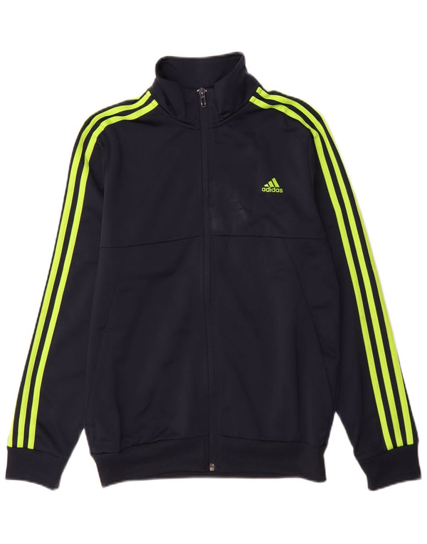 Adidas drenge Aeroready træningsdragt topjakke 13-14 år marineblå polyester