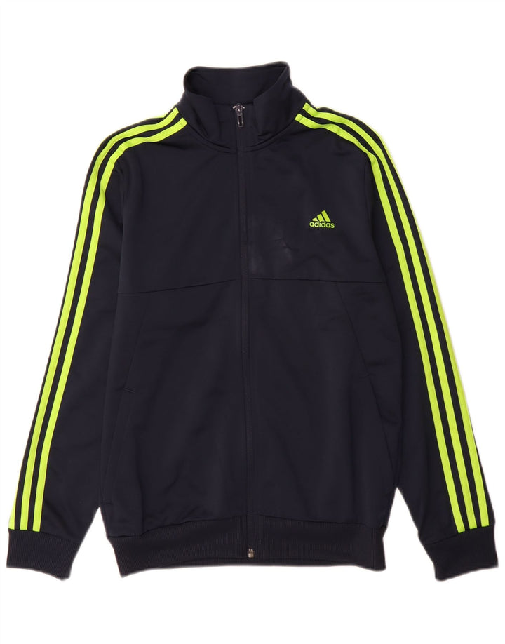 Adidas drenge Aeroready træningsdragt topjakke 13-14 år marineblå polyester