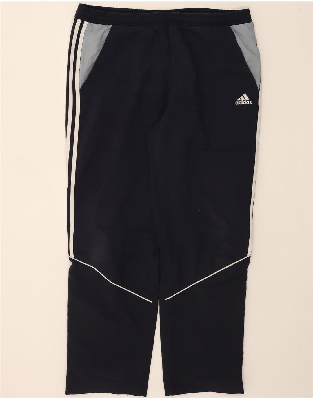 ADIDAS Mens Tracksuit Trousers UK 40/42 XL  Navy Blue Polyester Vintage Adidas and Second-Hand Adidas from Messina Hembry 