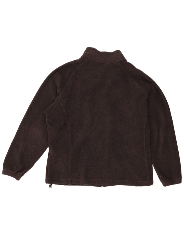 Columbia Dame Oversized Fleecejakke UK 18 XL Sort Polyester