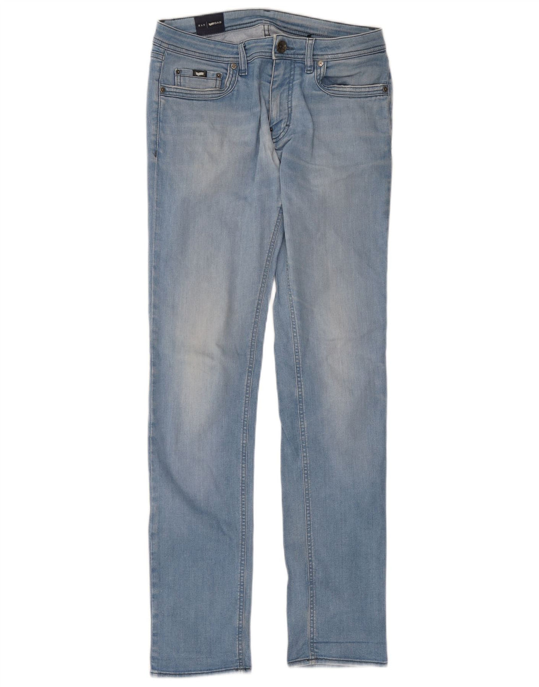 Gas Herre Slim Jeans W32 L34 Blå Bomuld