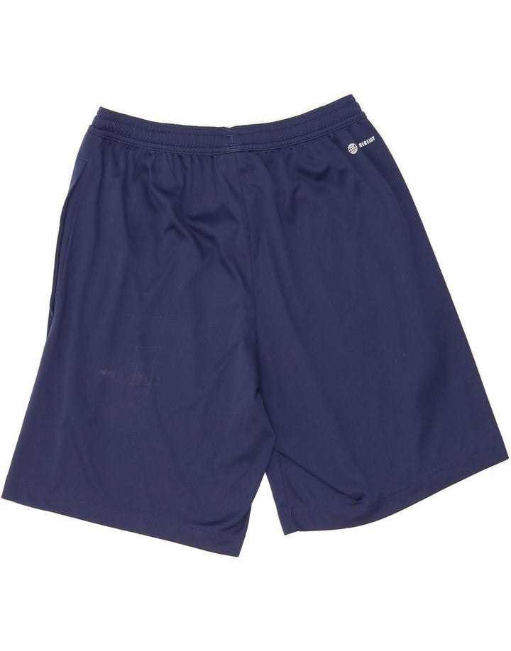 ADIDAS Mens Aeroready Sport Shorts Medium  Navy Blue Polyester Vintage Adidas and Second-Hand Adidas from Messina Hembry 