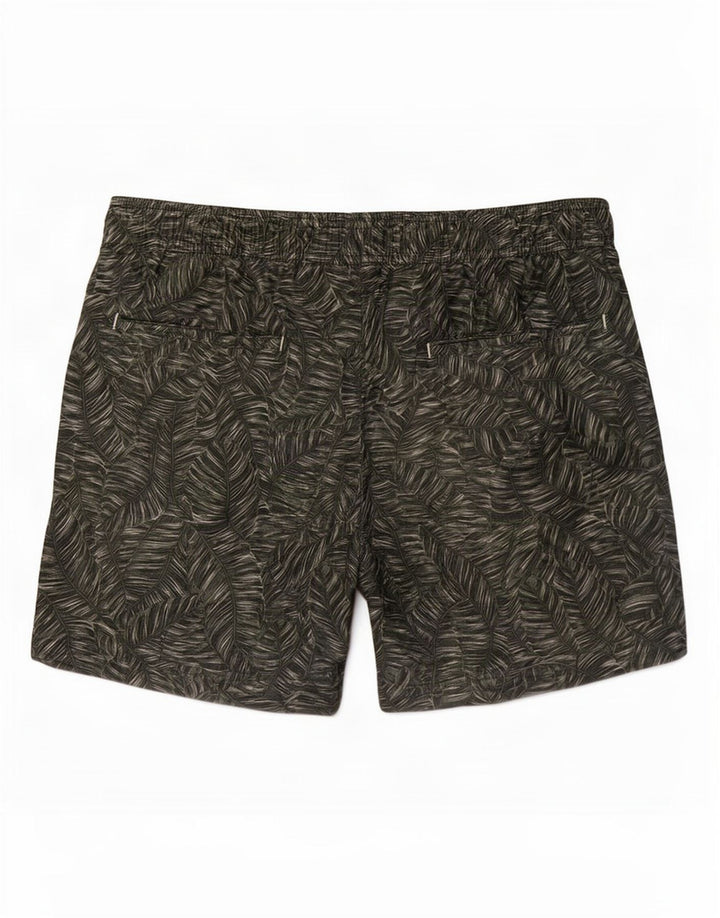 Reiss Badeshorts til mænd Small Green Floral Polyester