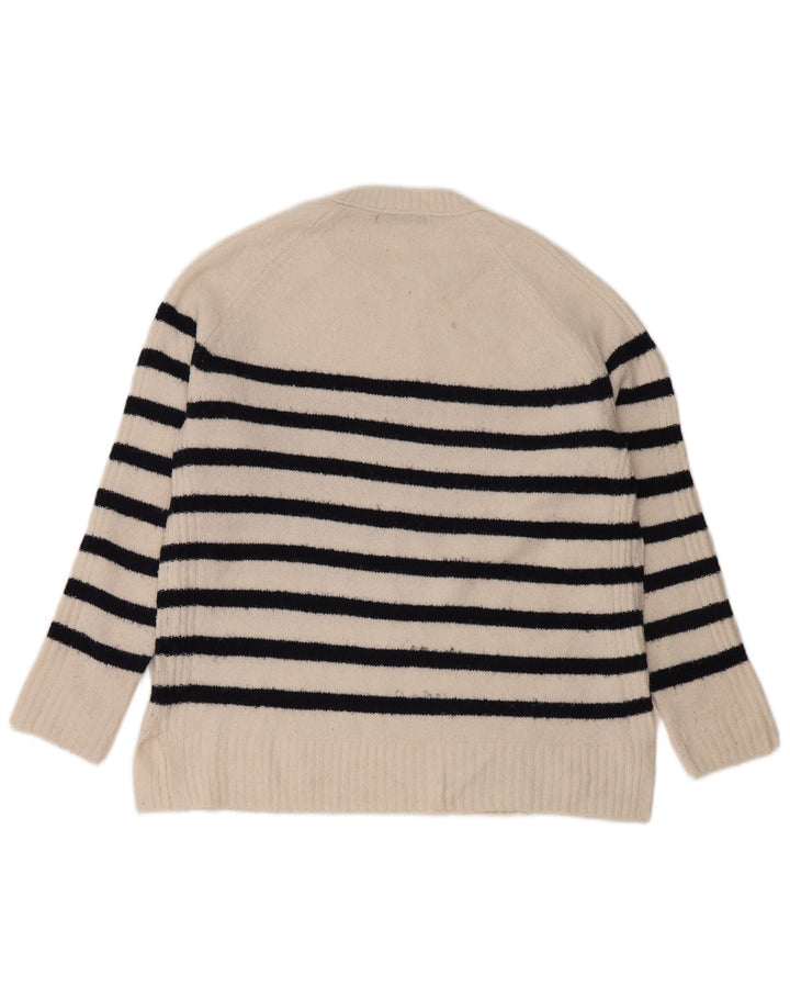 Marks & Spencer Dame sweater med rund hals DK 14 Medium Off White