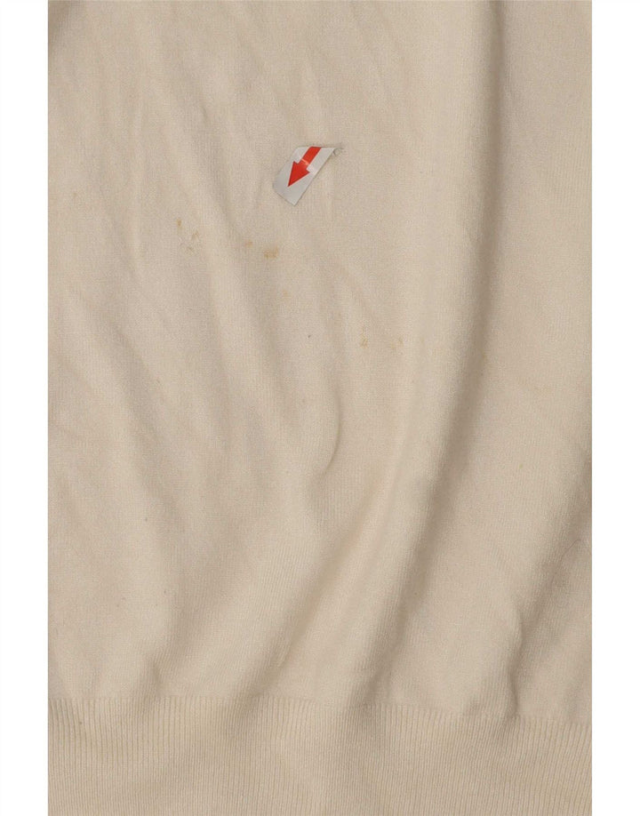 Zara Dame Turtle Neck Jumper Sweater UK 10 Small Beige