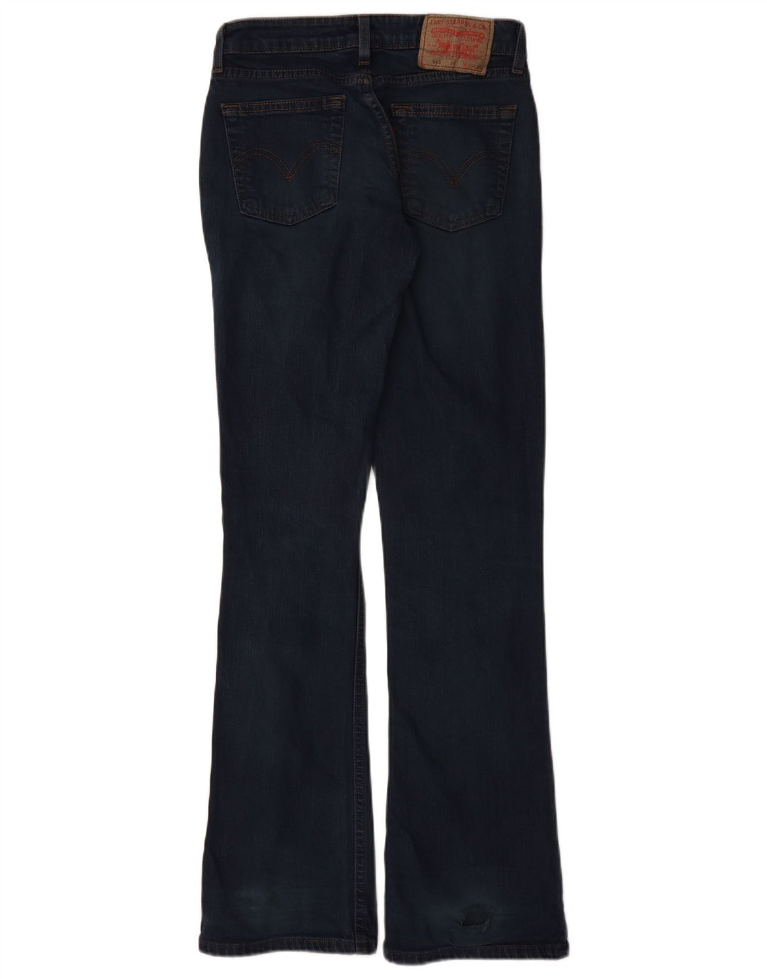 LEVI'S Dame 545 Bootcut Jeans W29 L34 Marineblå Bomuld