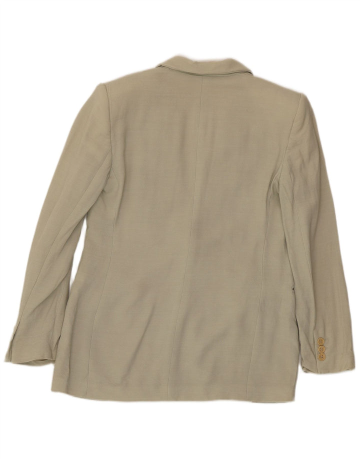 Emporio Armani Dame 1-knaps blazerjakke IT 42 Medium Grøn