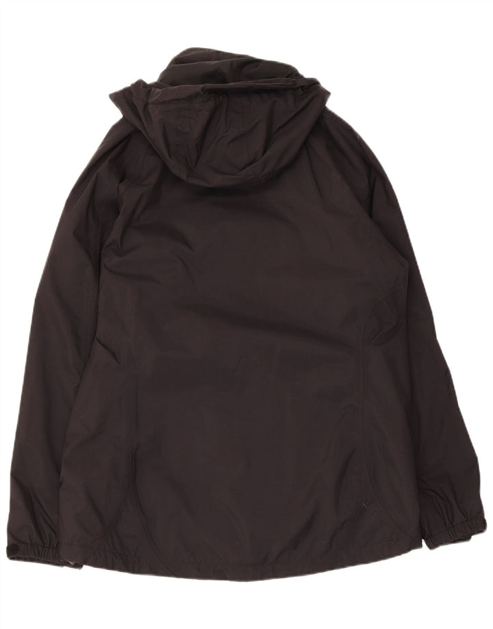 Sprayway Dame Hooded Windbreaker Jacket UK 12 Medium Sort Polyamid