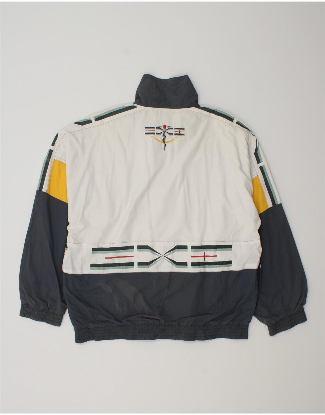 LOTTO Herre Loose Fit Grafisk træningsdragt Top Jakke Lille Hvid Colourblock