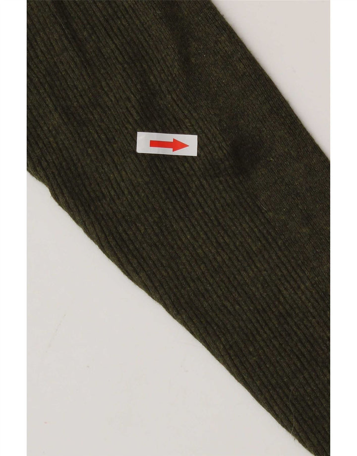 Marks & Spencer Dame Turtle Neck Jumper Sweater UK 16 Stor Khaki Viscose