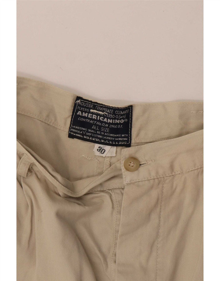 Americanino Womens Pegged Chino Shorts W30 Medium Beige