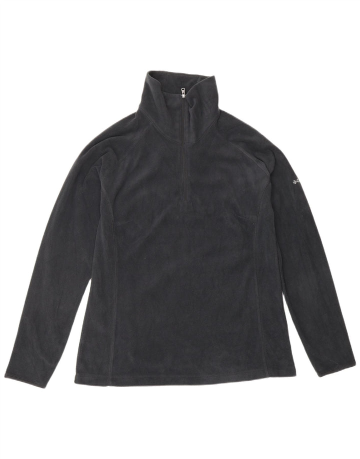 COLUMBIA Fleece Jumper med lynlås til mænd Stor marineblå polyester