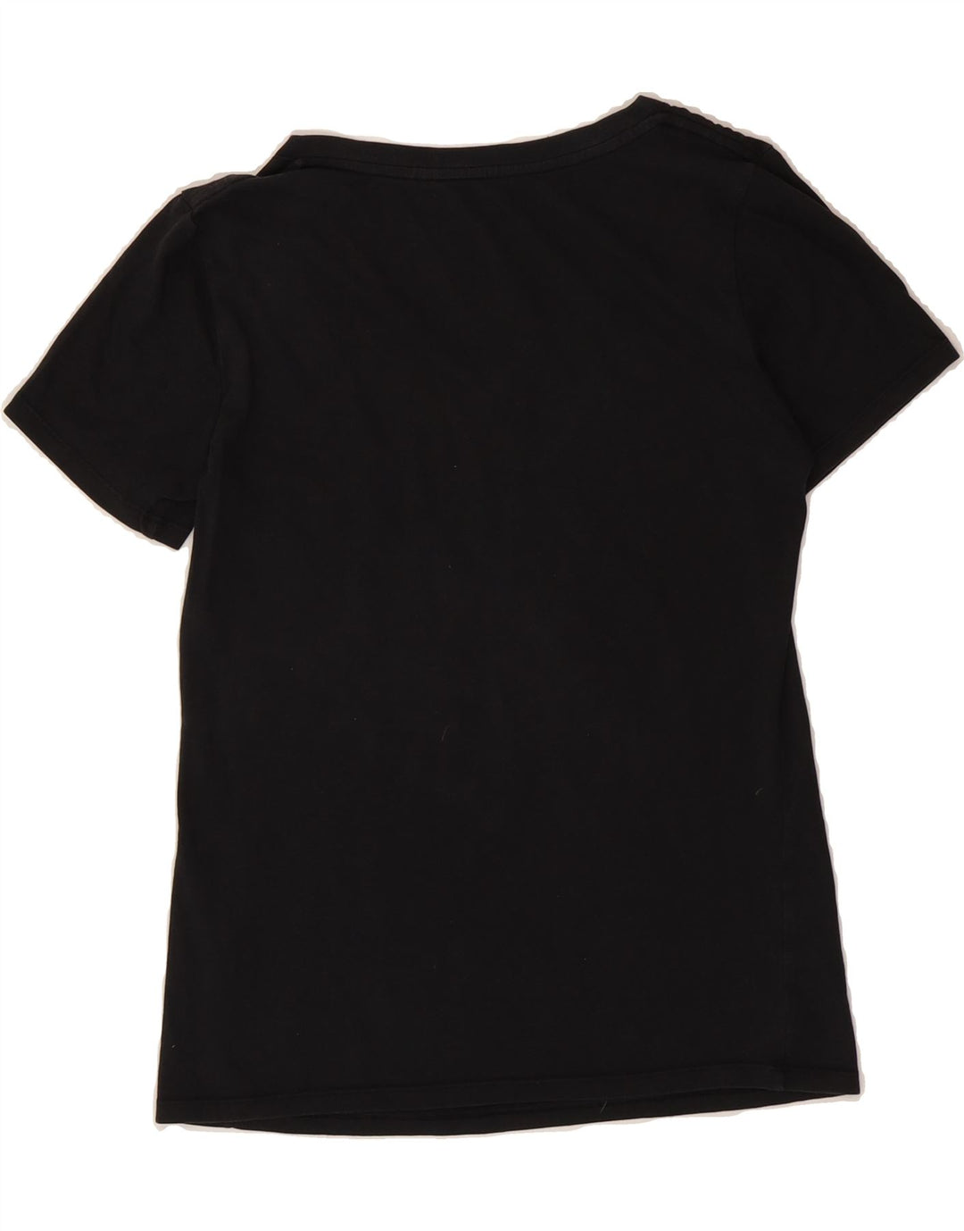 NIKE Womens Athletic Cut Graphic T-Shirt Top UK 10 Small Black Vintage Nike and Second-Hand Nike from Messina Hembry 