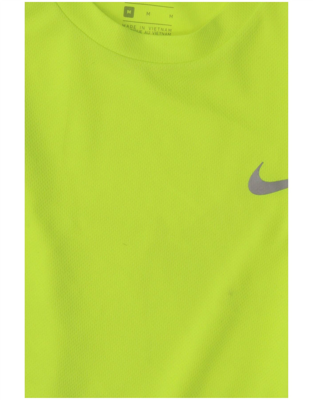Nike Herre Dri Fit Top Langærmet Medium Grøn Colourblock Polyester