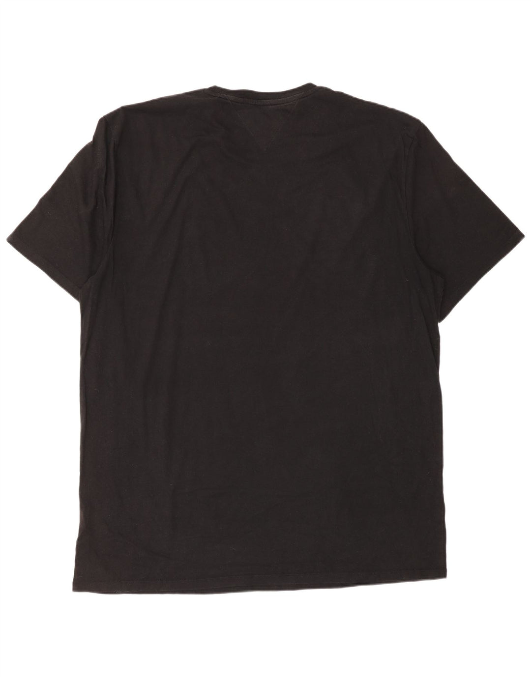 Tommy Hilfiger Herre T-Shirt Top 2XL Sort Bomuld