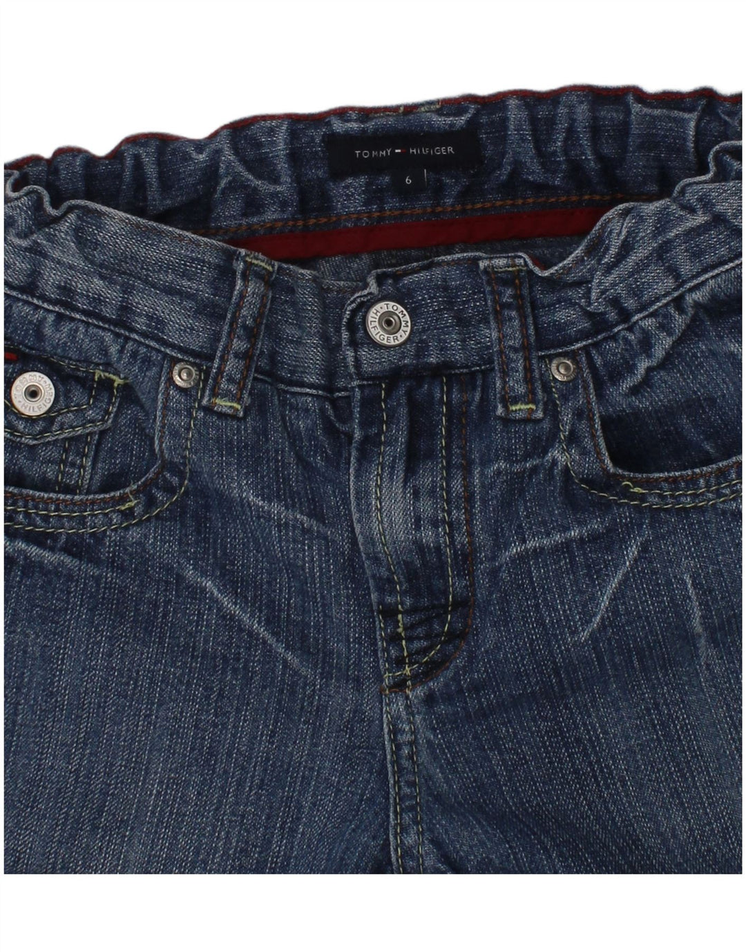 Tommy Hilfiger Boys Løse jeans 5-6 år W22 L20 Blå