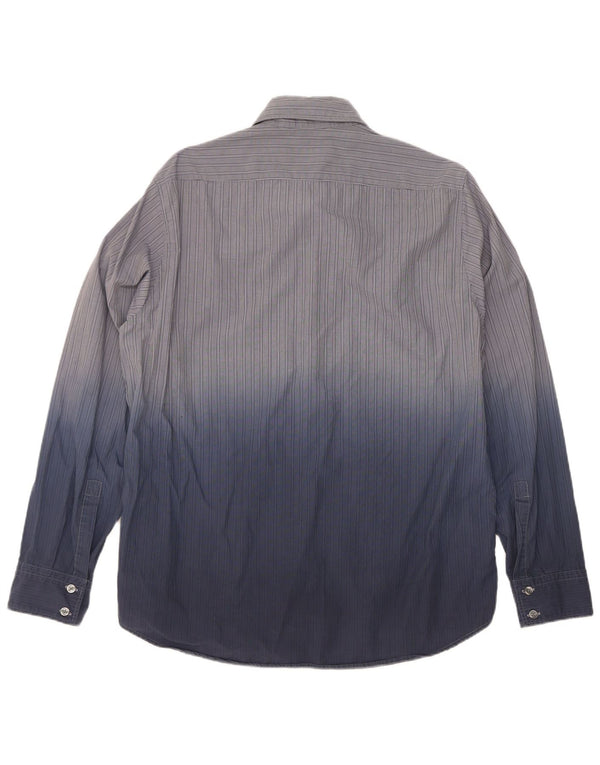 Hugo Boss Herreskjorte Large Blue Tie Dye Bomuld