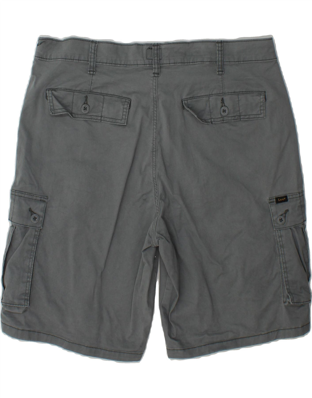 LEE Mens Cargo Shorts W38 XL Grey Cotton Vintage Lee and Second-Hand Lee from Messina Hembry 