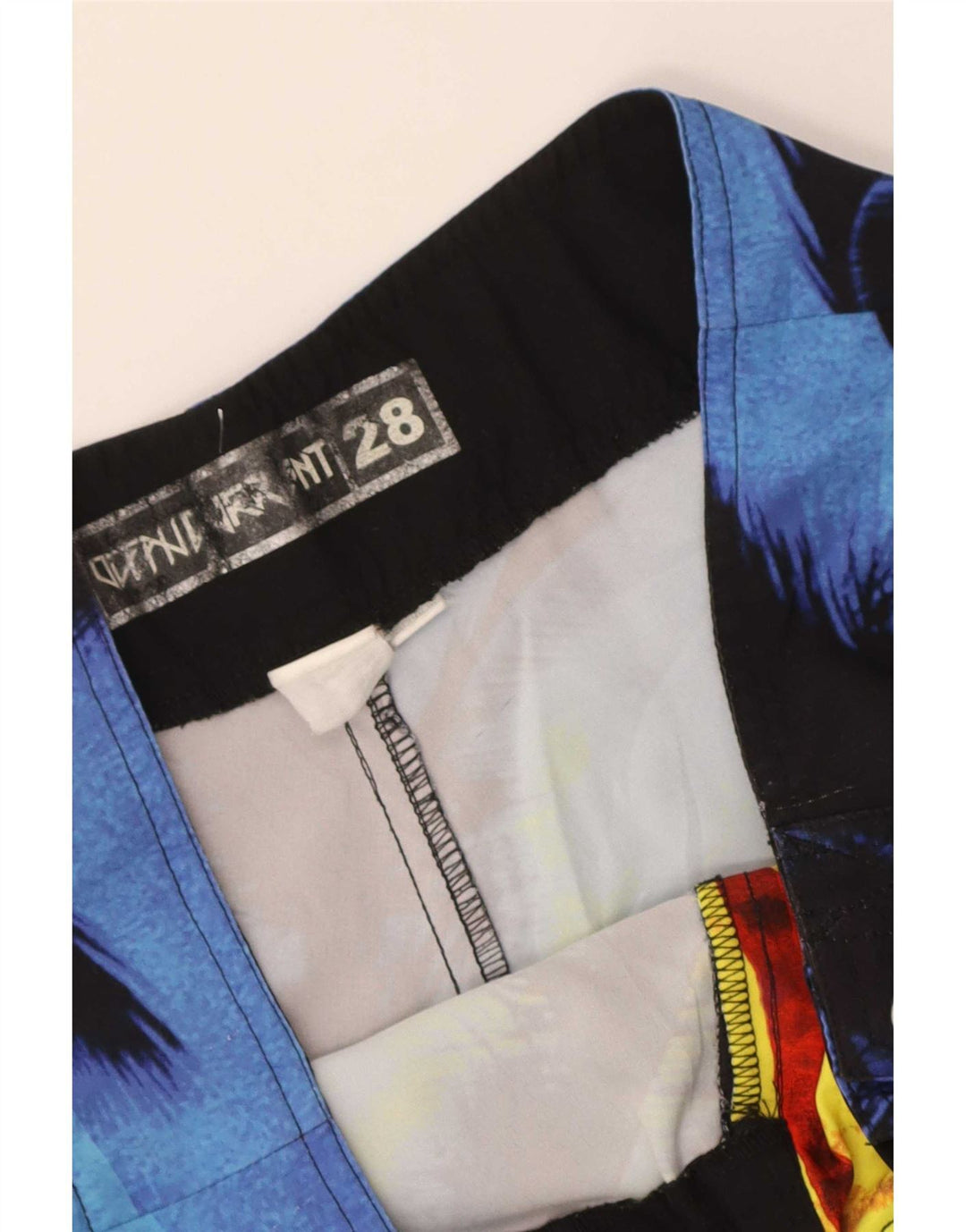 Vintage badeshorts til mænd Små flerfarvede Colourblock Hawaiian