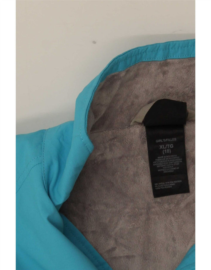 The North Face Girls Windbreaker Jacket 14-15 År XL Blå Polyester