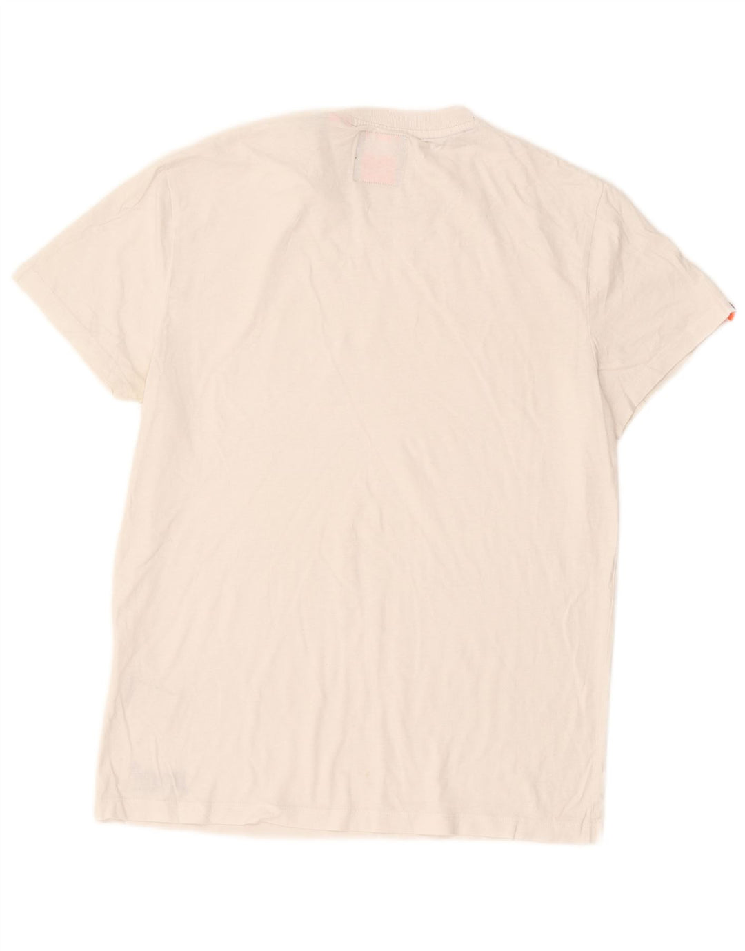 Superdry T-shirt top mellem hvid bomuld til mænd