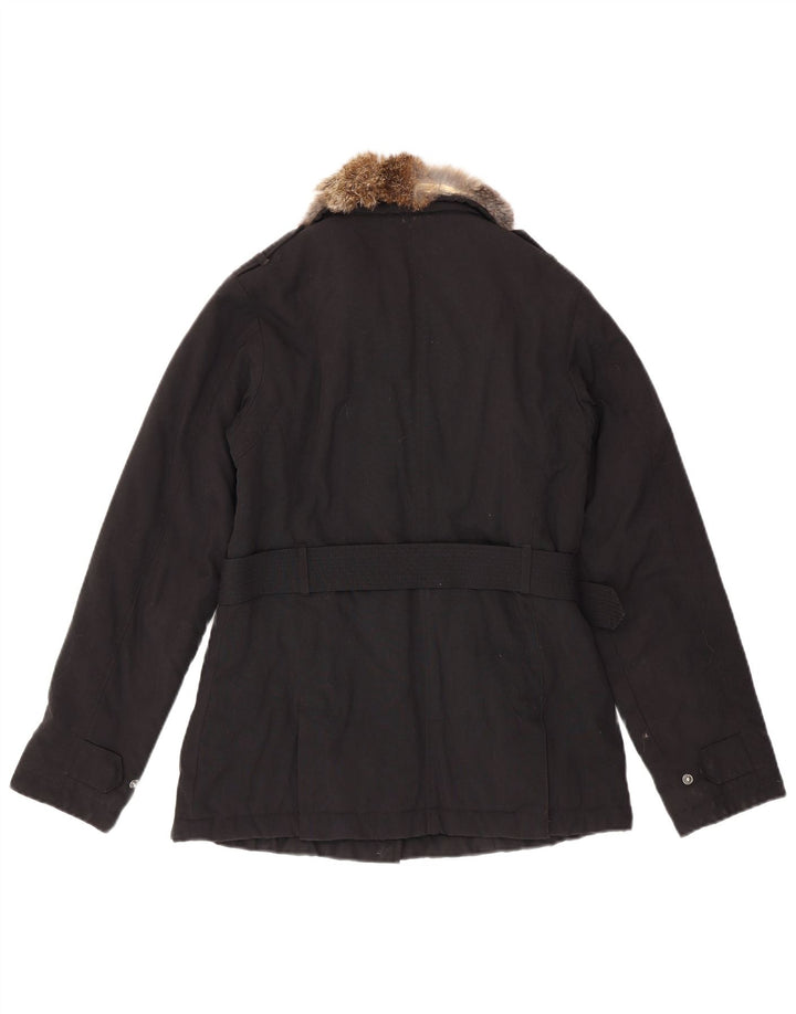 WOOLRICH Polstret Damejakke UK 10 Small Navy Blue