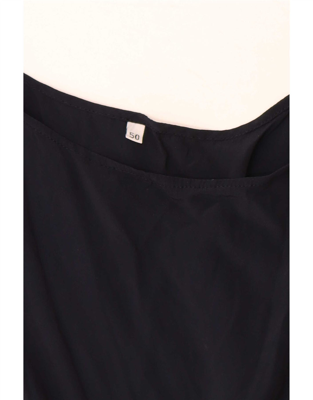 Vintage Damevest Top IT 50 XL Sort Acetat