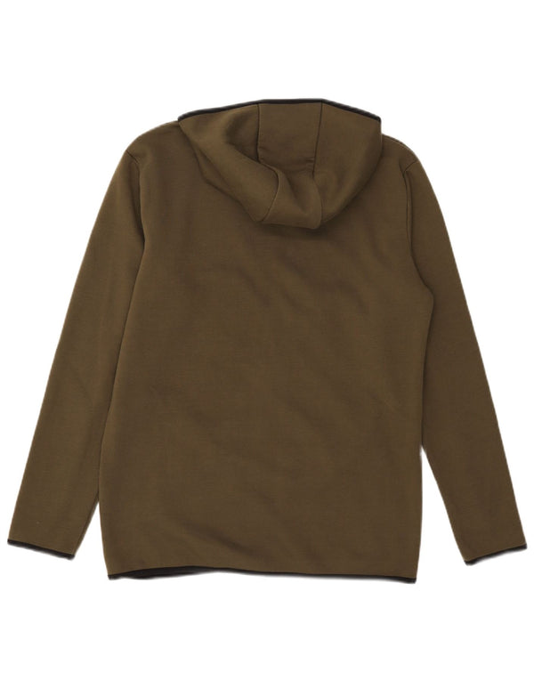 Ellesse Herre lynlås hættetrøje Sweater Small Khaki Polyester