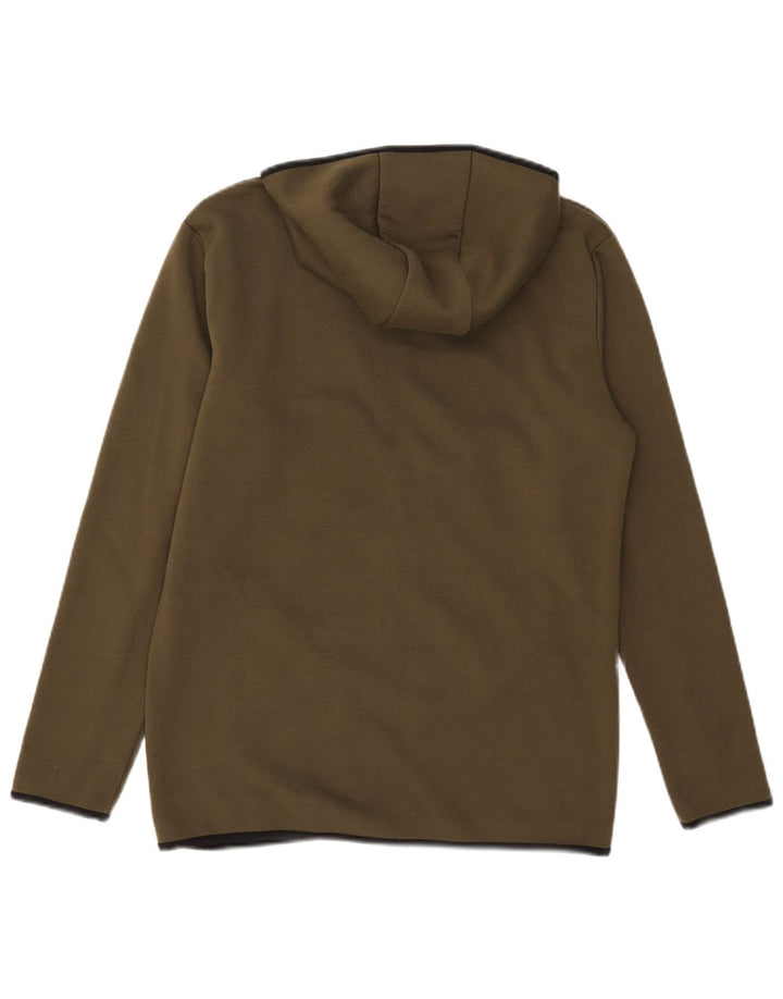 Ellesse Herre lynlås hættetrøje Sweater Small Khaki Polyester