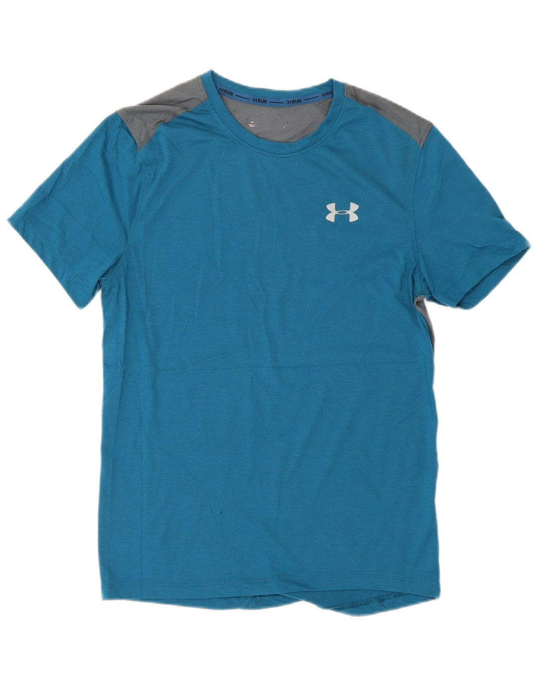 Under Armour Herre Grafisk T-Shirt Top Lille Blå Sports