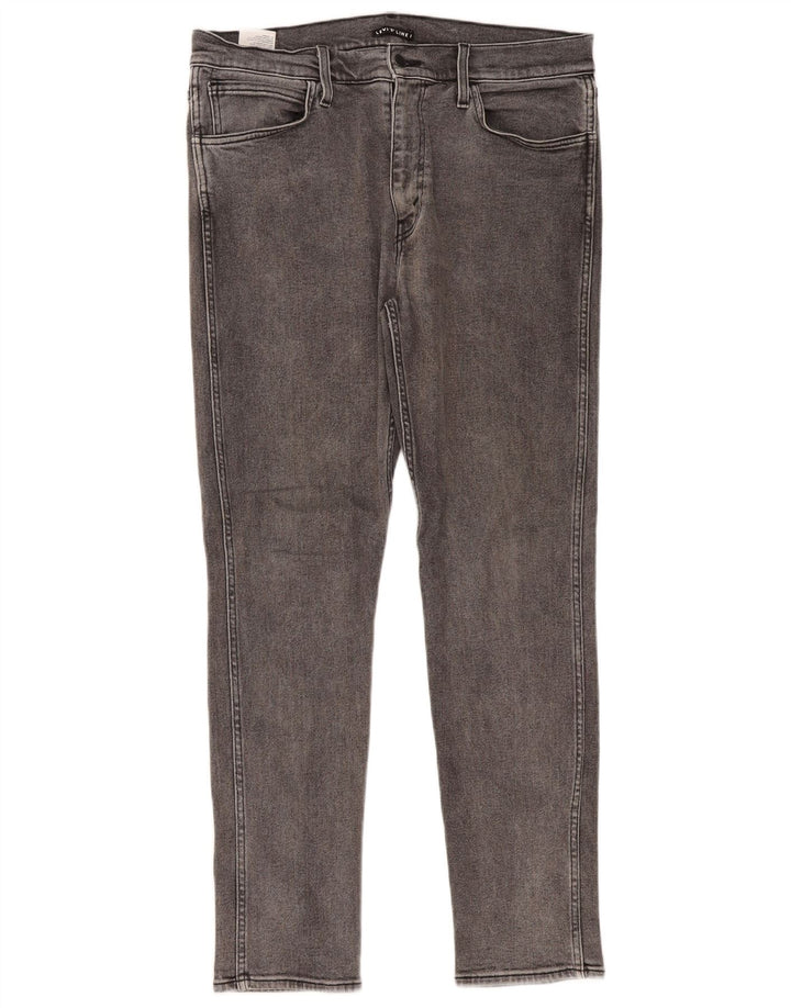 Levi's Slim Jeans til mænd W34 L32 Grå bomuld
