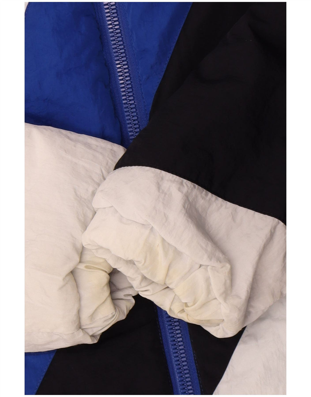 Ellesse Herre Windbreaker Jacket UK 36 Small Blue Colourblock Polyamid